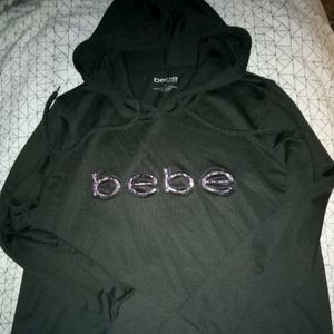 BEBE SPORT PULLOVER HOODIE SWEATER. NWOT.